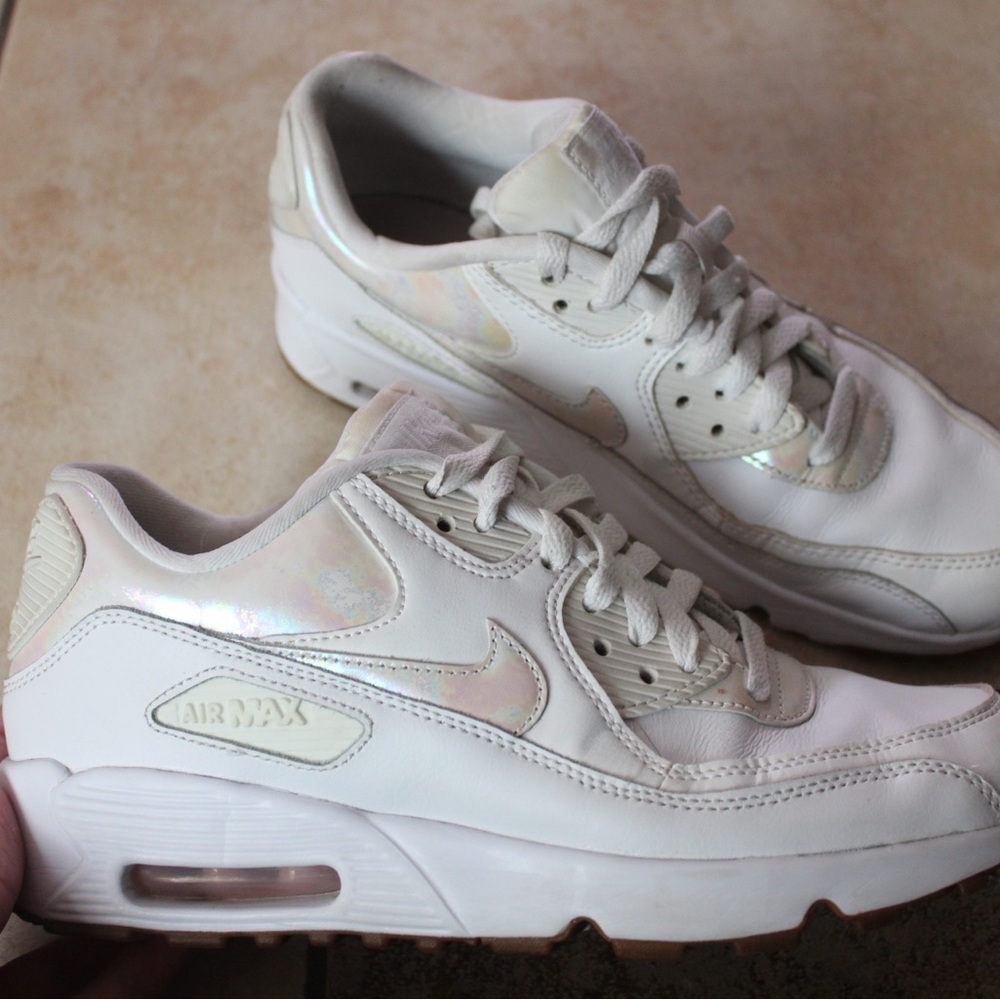 Nike Women's Air Max Iridescent White Sneakers